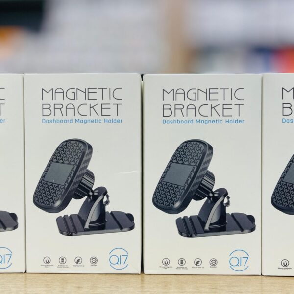 Magnetic Car Phone Holder – Adjustable Dashboard Mount with 360° Rotation, Foldable & Secure