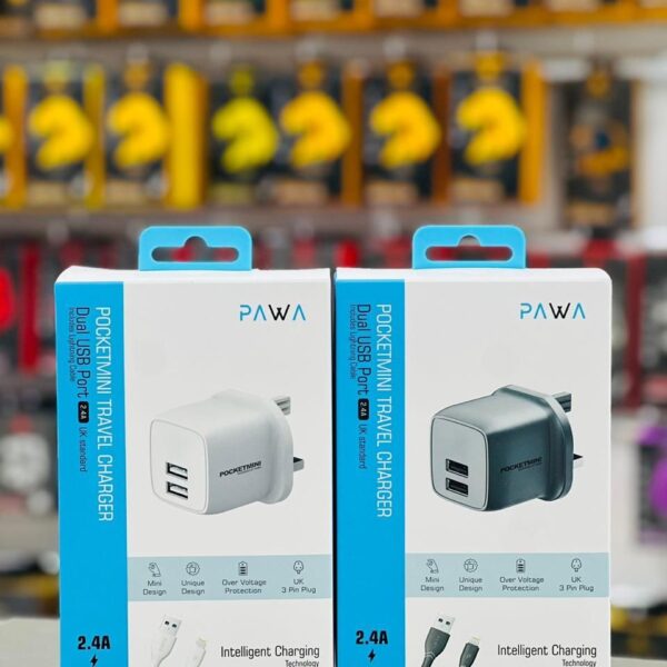 PocketMini Travel Charger Dual PD + QC Port 20W With Type-C to Type-C Cable