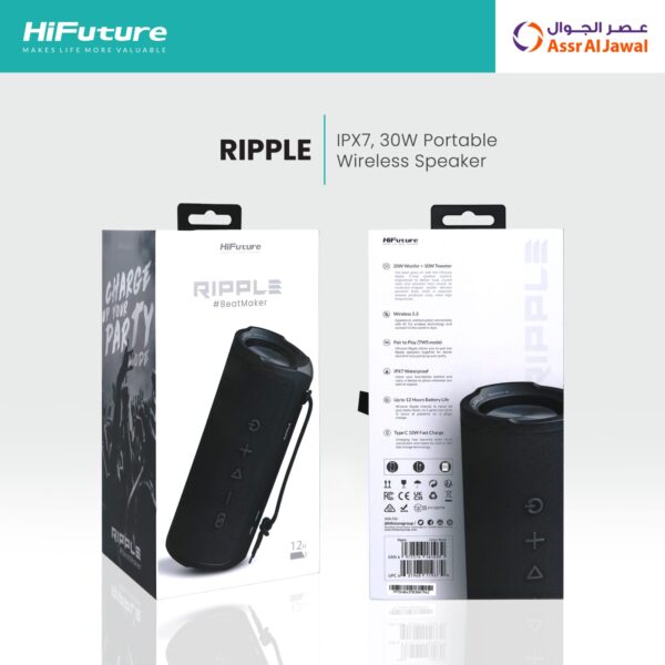 Ripple - Portable Wireless Speaker 12 Hours Playtime