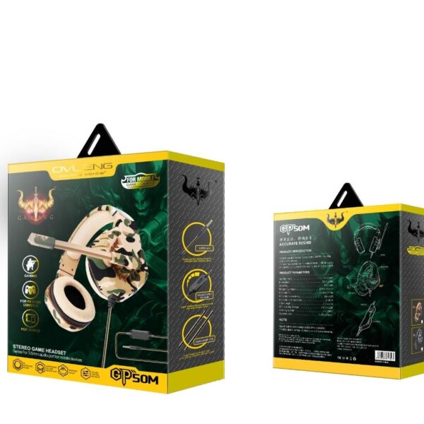 Audifonos Gaming Pc Ovleng Gt-83 Cable 2m Usb + 3.5mm Jack