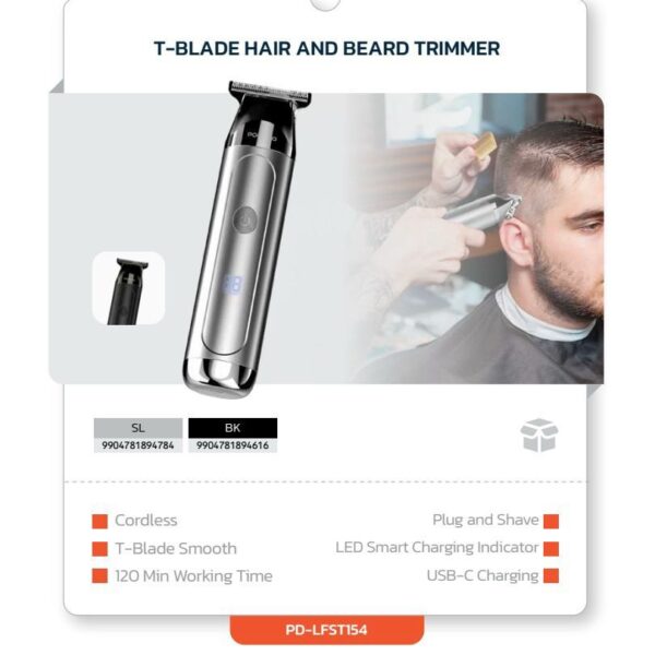 HATTEKER Professional 7-in-1 Cordless Hair Clippers & Beard Trimmer – Multi-Purpose Grooming Kit