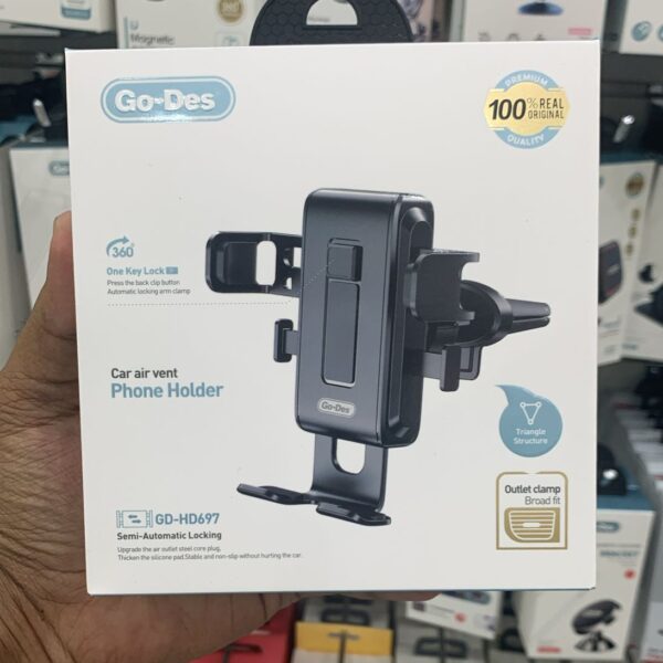 Universal Car Dashboard Phone Holder – Adjustable Mount for Hands-Free Driving